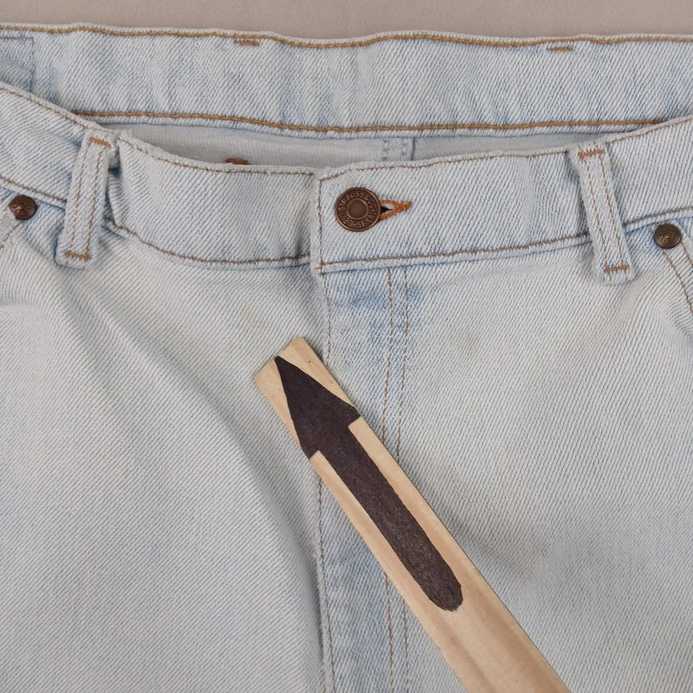 Vintage Levis 540‎ Flex 42x28 Mens Jeans Brown Tag 1998 FLAWS